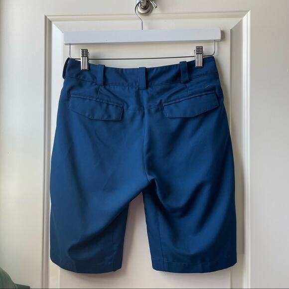 Nike Golf Bermuda Shorts Blue Dri-Fit Active Size 2 - Picture 10 of 11